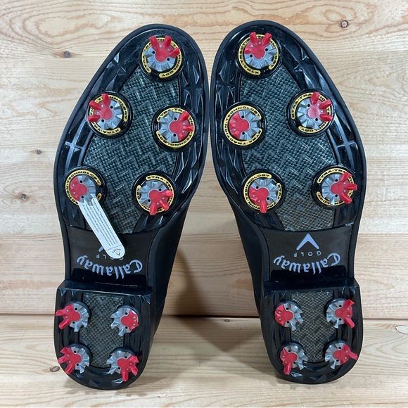 NWOB Callaway XTT Tour Series Golf Shoe
Leather
Waterproof 
Men’s 12 
Black - Picture 8 of 10